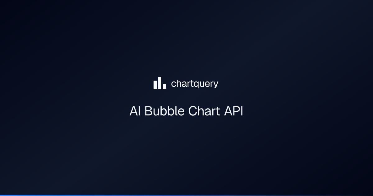 AI Bubble Chart API
