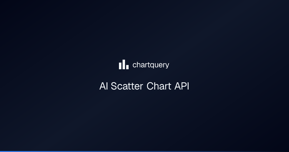 AI Scatter Chart API
