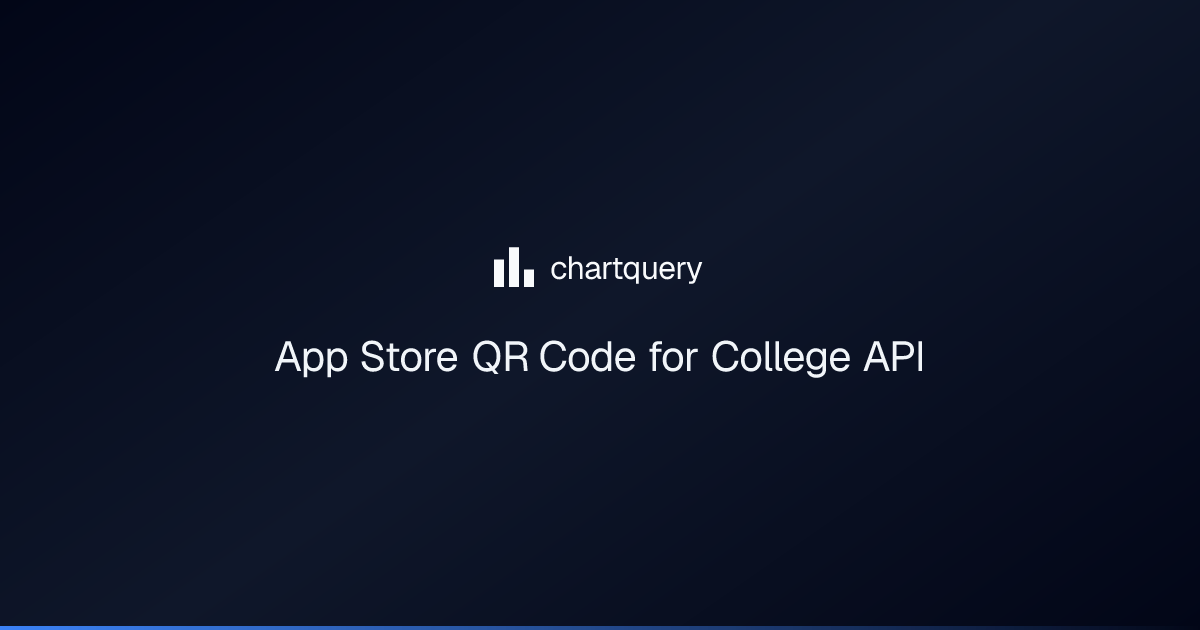 App Store QR Code for College API