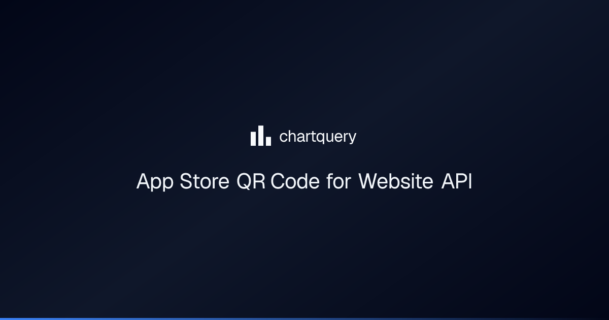 App Store QR Code for Website API