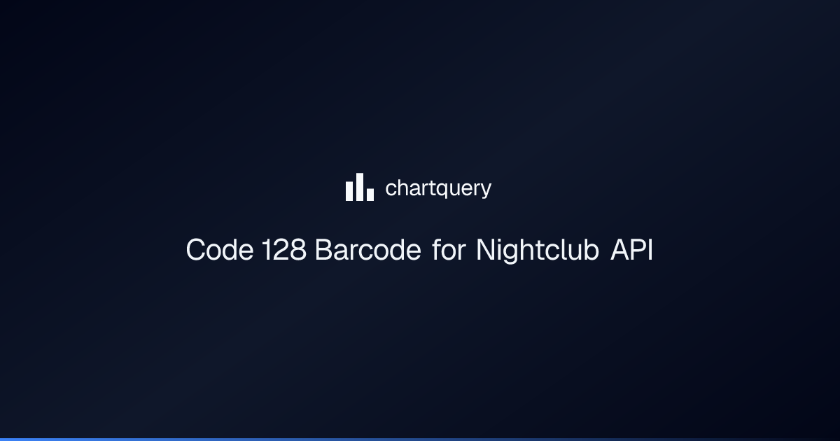 Code 128 Barcode for Nightclub API