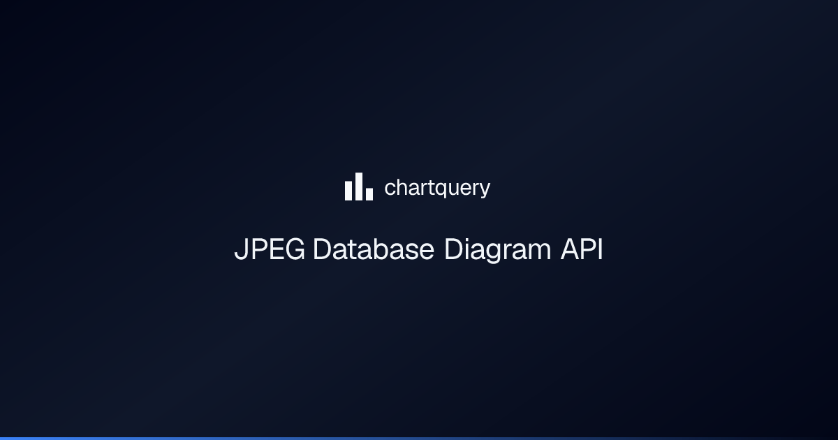 JPEG Database Diagram API