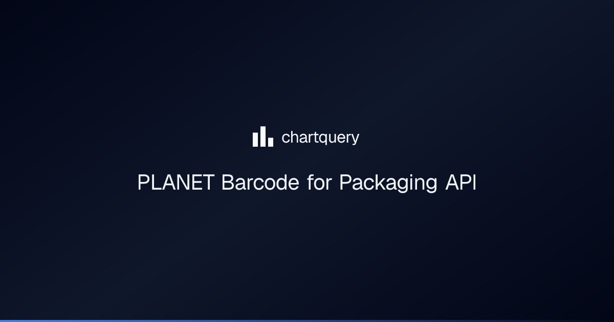 PLANET Barcode for Packaging API