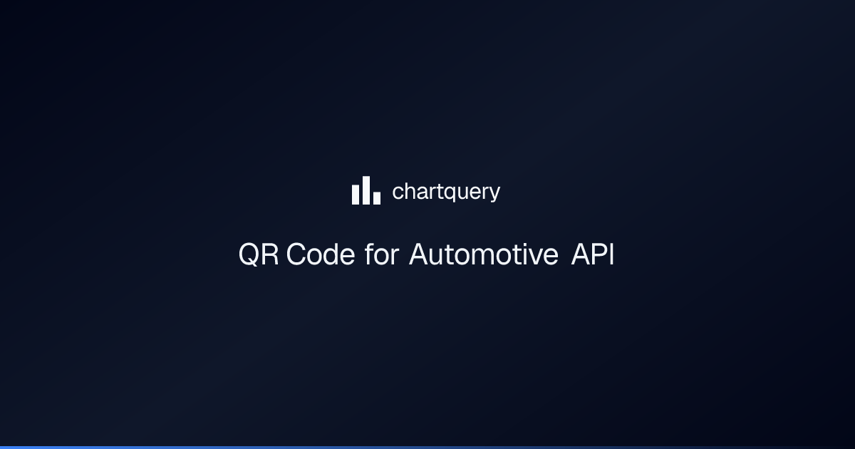 QR Code for Automotive API