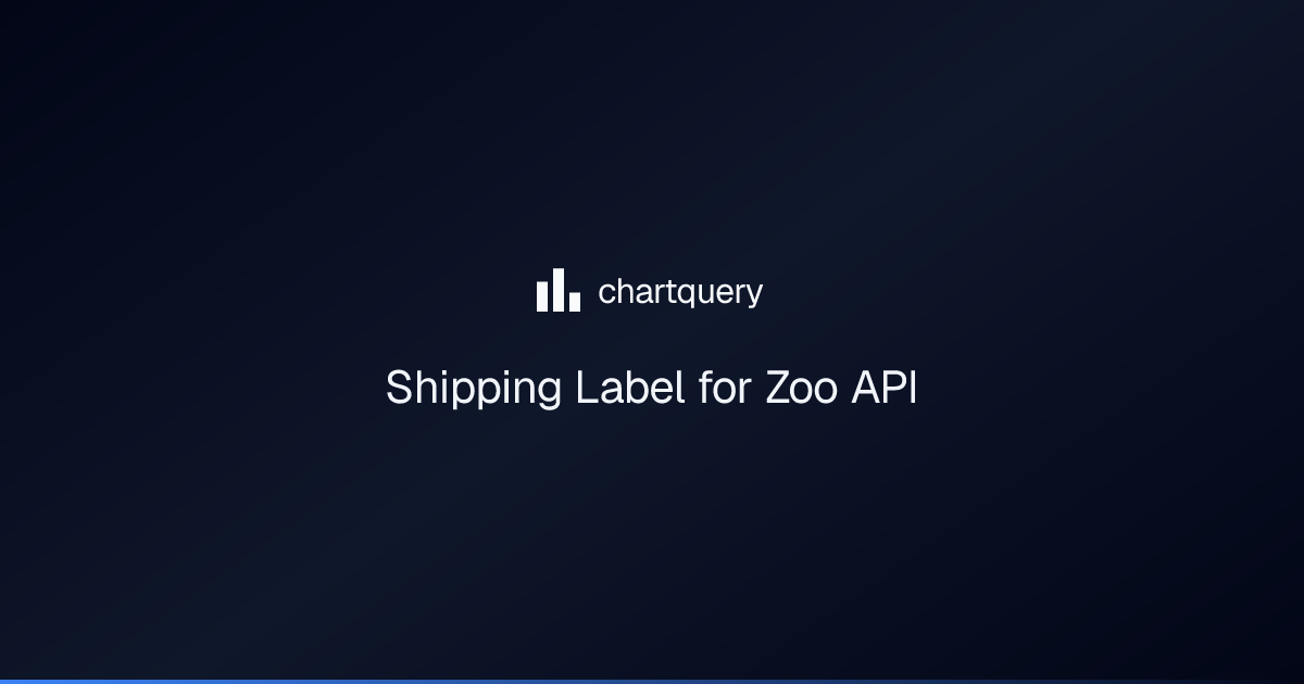 Shipping Label for Zoo API